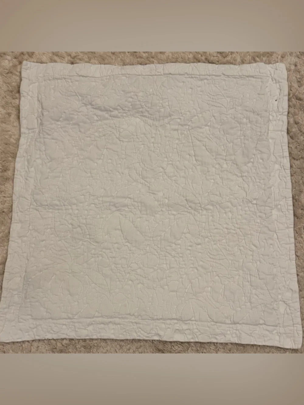 Pottery Barn White Pillow Shams, Set of 2